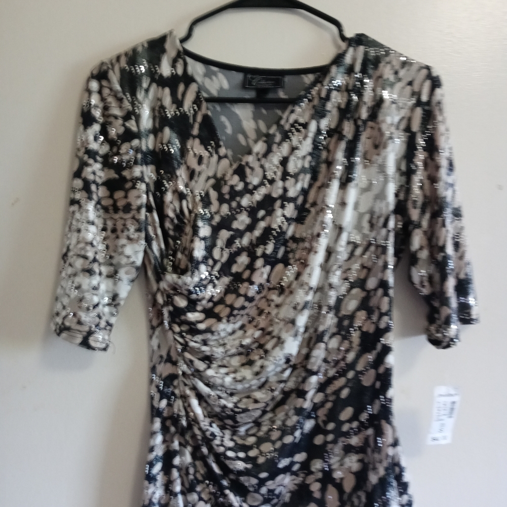 Print casual top